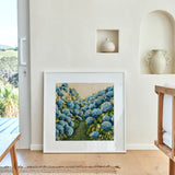Aqua Hydrangea Square