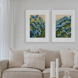 Aqua Hydrangea Pair