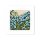 Aqua Hydrangea Square
