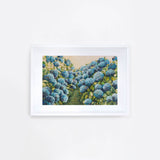 Aqua Hydrangea Landscape
