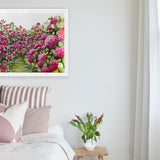 Pink Hydrangeas Landscape