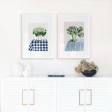 Cottage Blue Pair