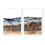Turquoise Lake Pair