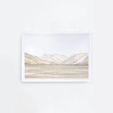 Beige Mountain Landscape