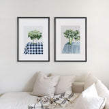 Cottage Blue Pair