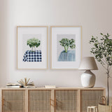 Cottage Blue Pair