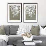 Olive Leaf Pair