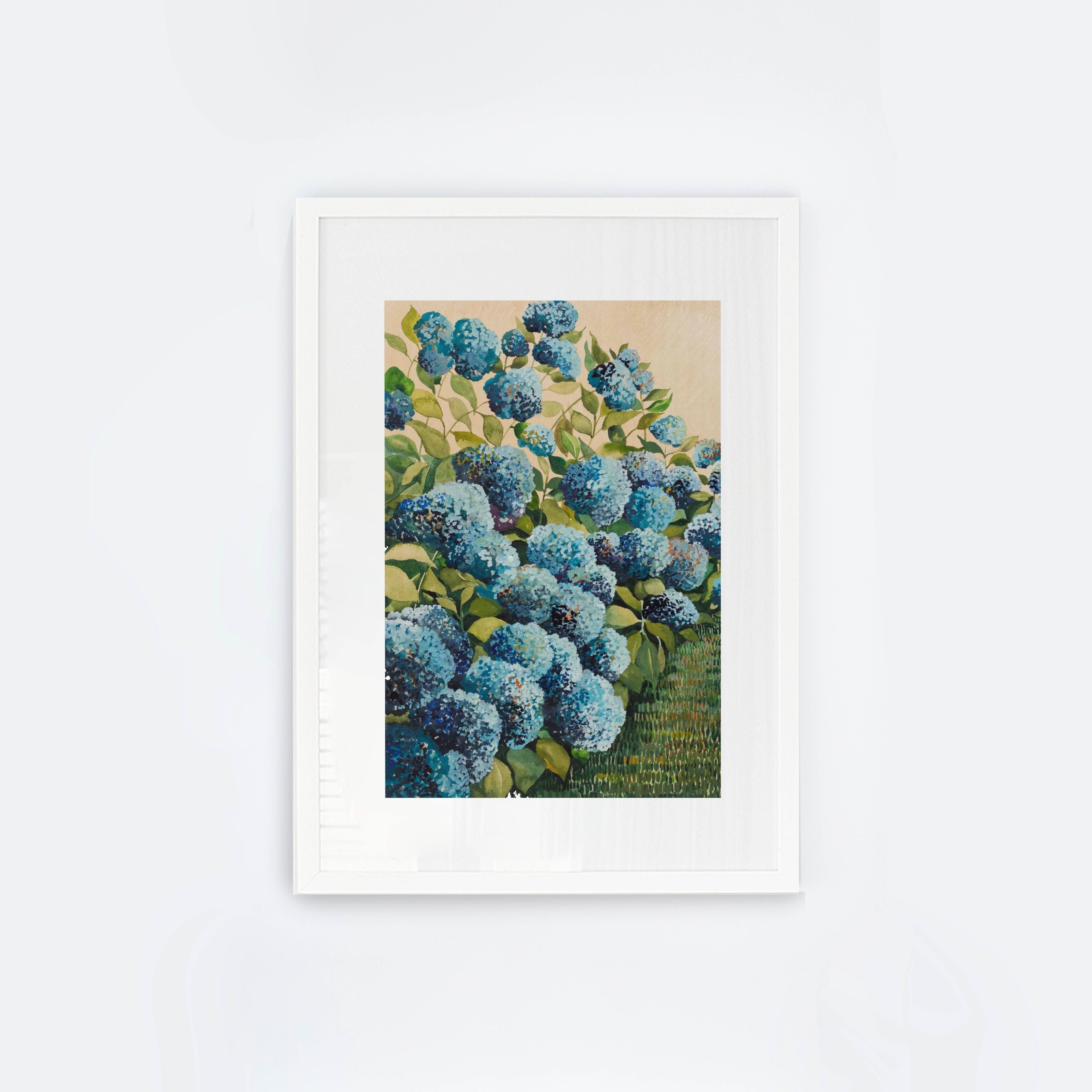 Aqua Hydrangea I