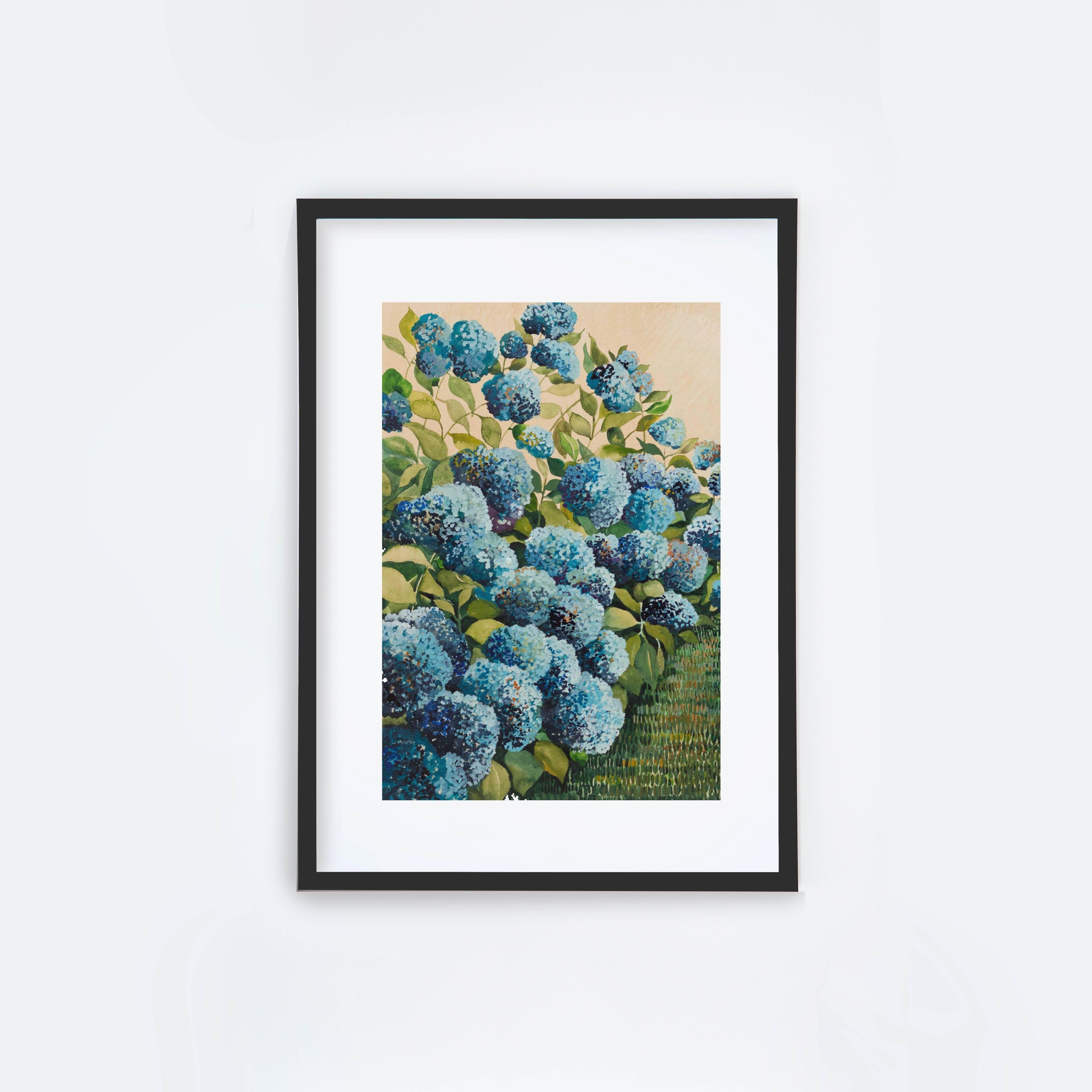 Aqua Hydrangea I