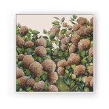 Bronze Hydrangea Square - Canvas