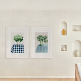 Cottage Blue Pair