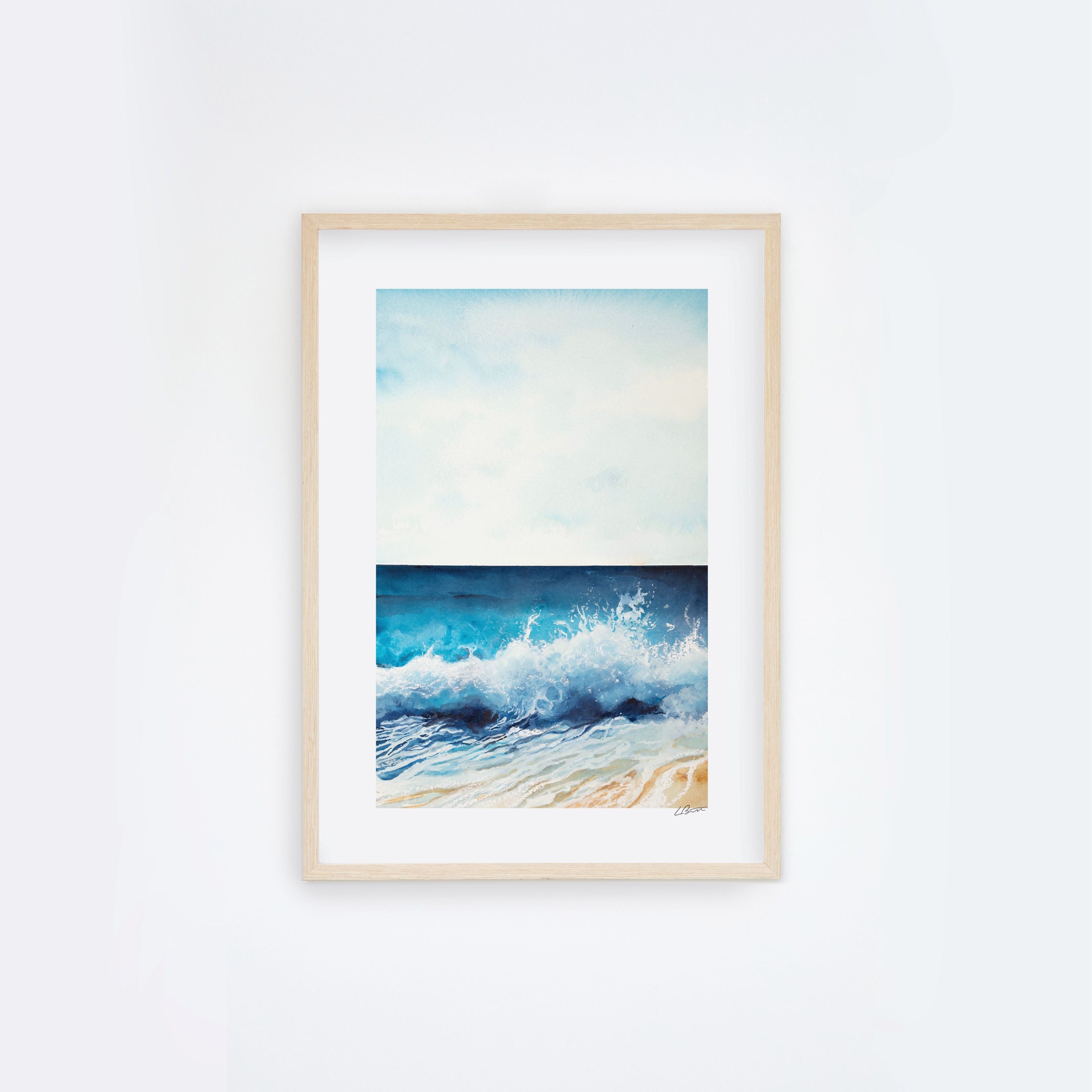 Crashing waves
