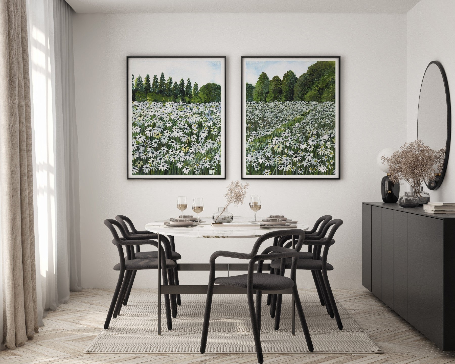 Daisy Fields Pair