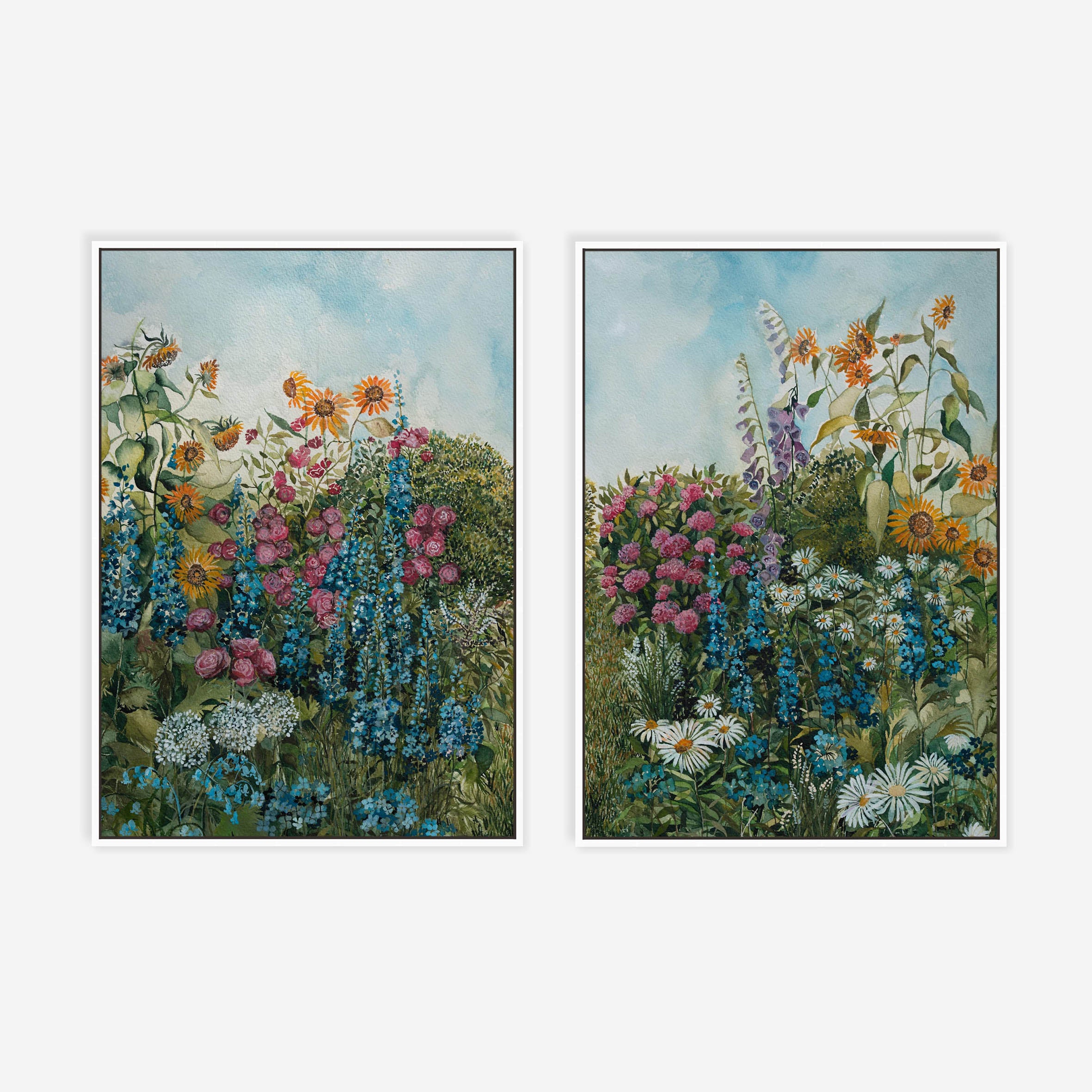 Delft Garden Pair