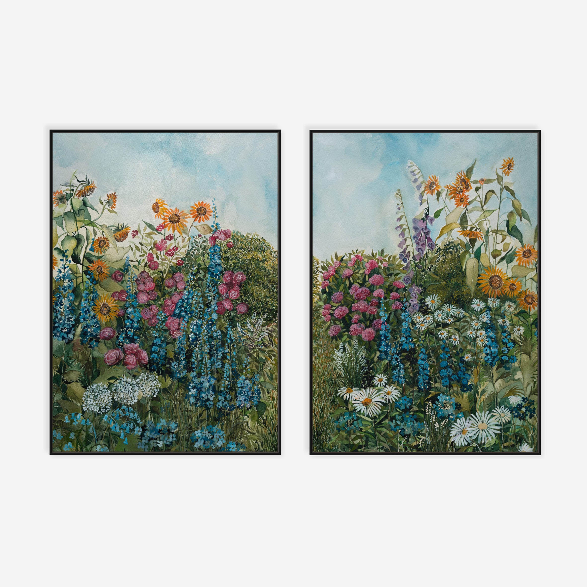 Delft Garden Pair