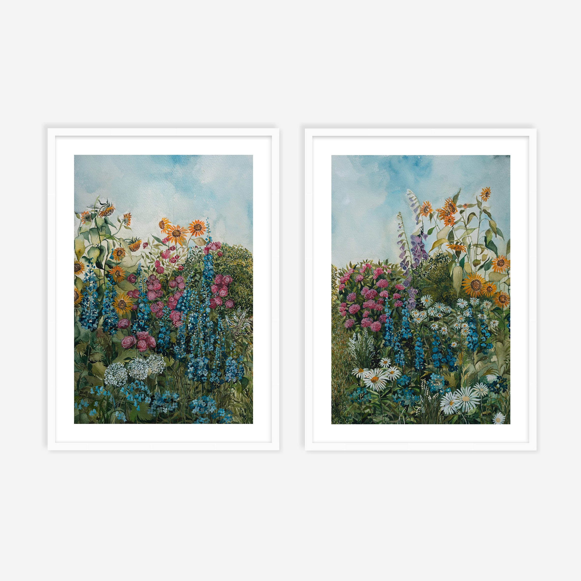 Delft Garden Pair