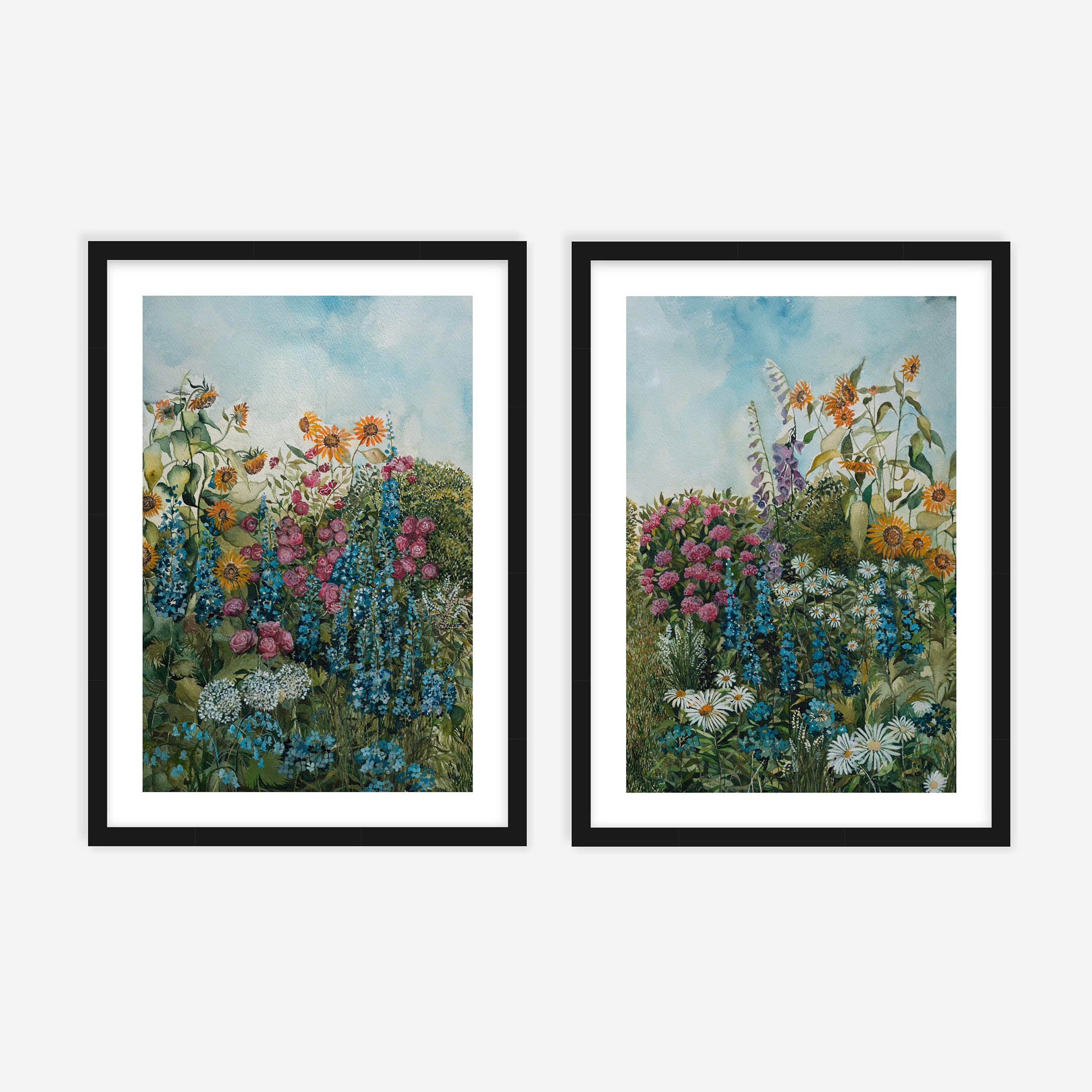 Delft Garden Pair