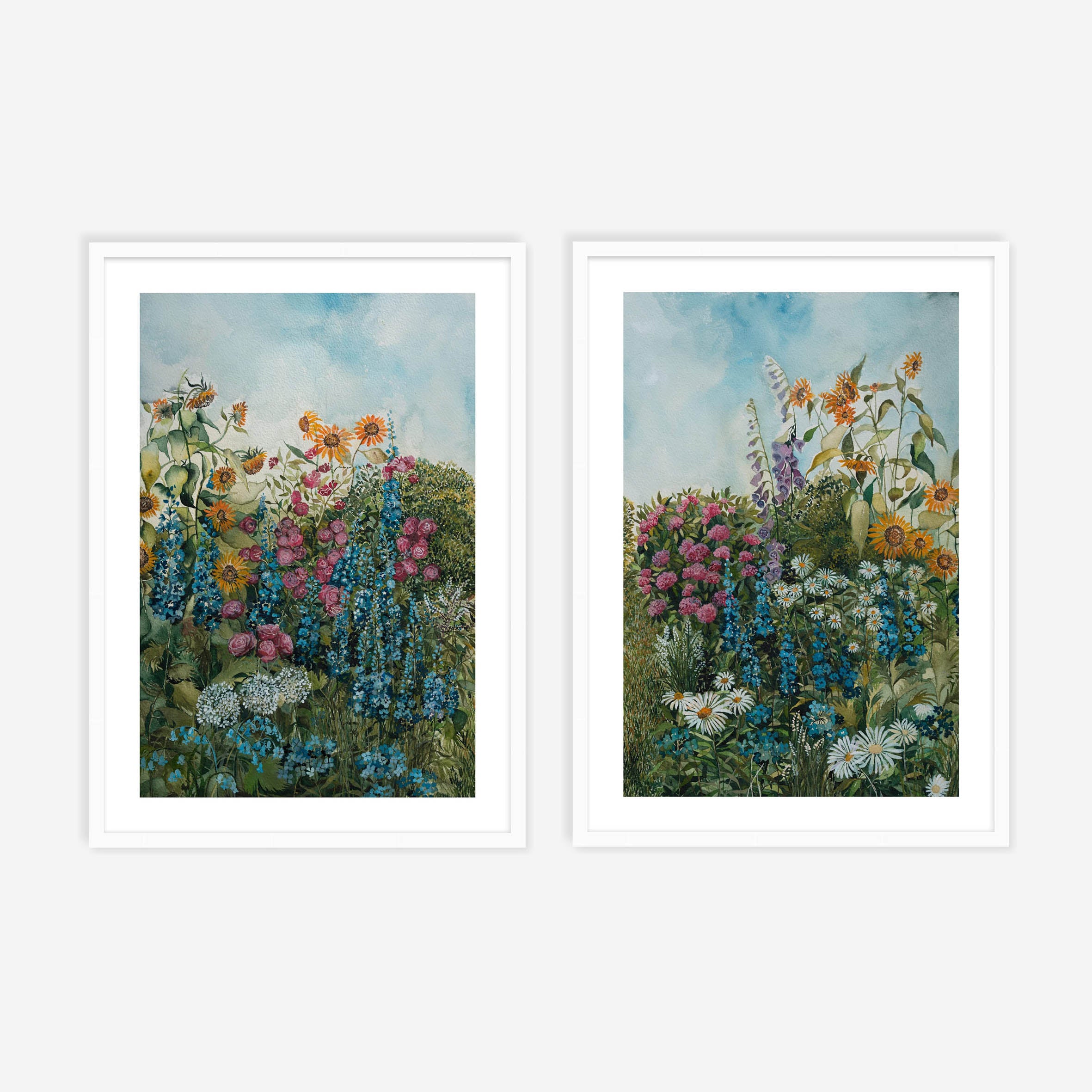 Delft Garden Pair