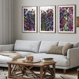 Lilac Hydrangea Triplet