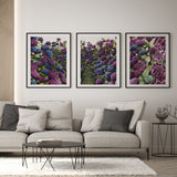 Lilac Hydrangea Triplet