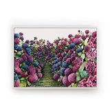 Lilac Hydrangea Landscape - Canvas