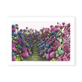 Lilac Hydrangea Landscape