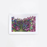 Lilac Hydrangea Landscape