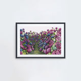 Lilac Hydrangea Landscape