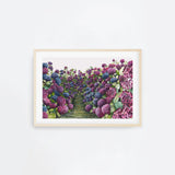 Lilac Hydrangea Landscape