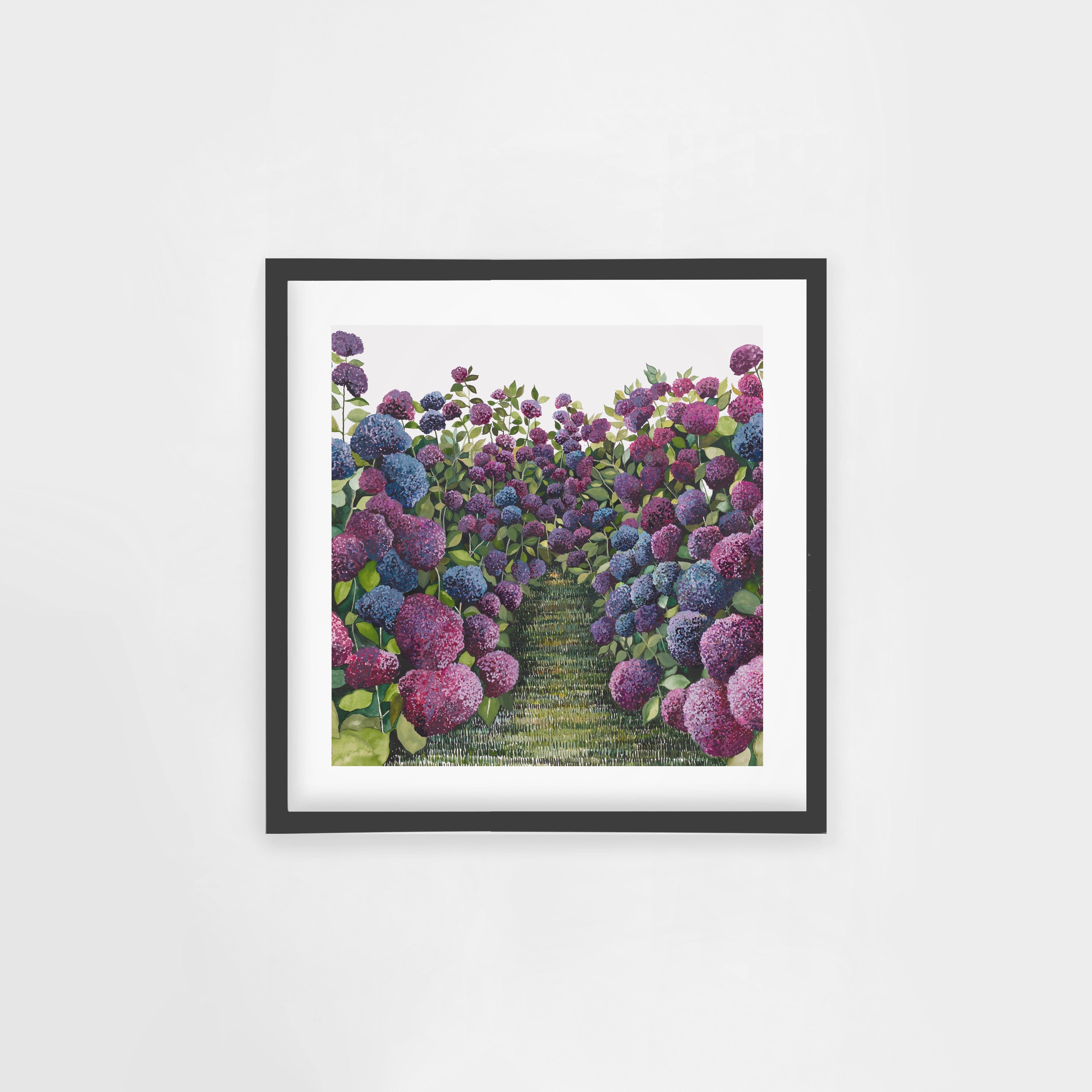 Lilac Hydrangea Square