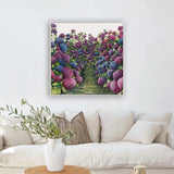 Lilac Hydrangea Square - Canvas