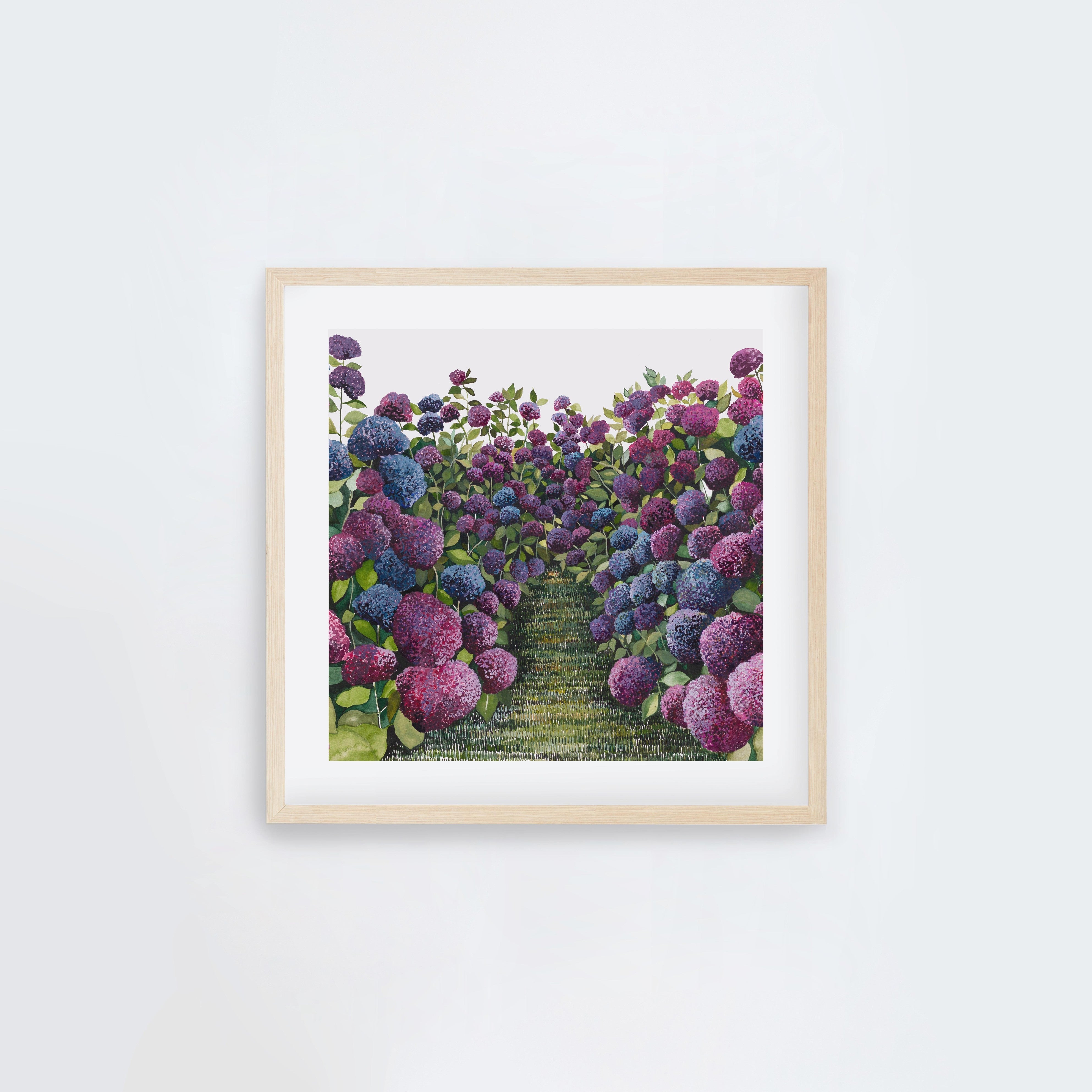 Lilac Hydrangea Square