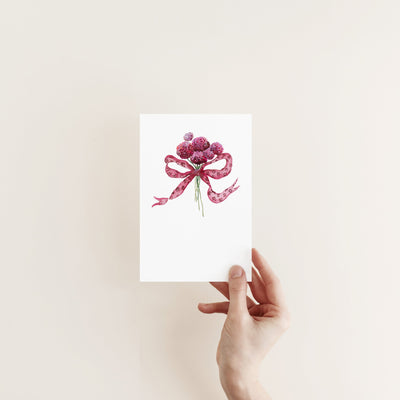 Floral Bow Card