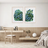 Royal Hydrangea Pair