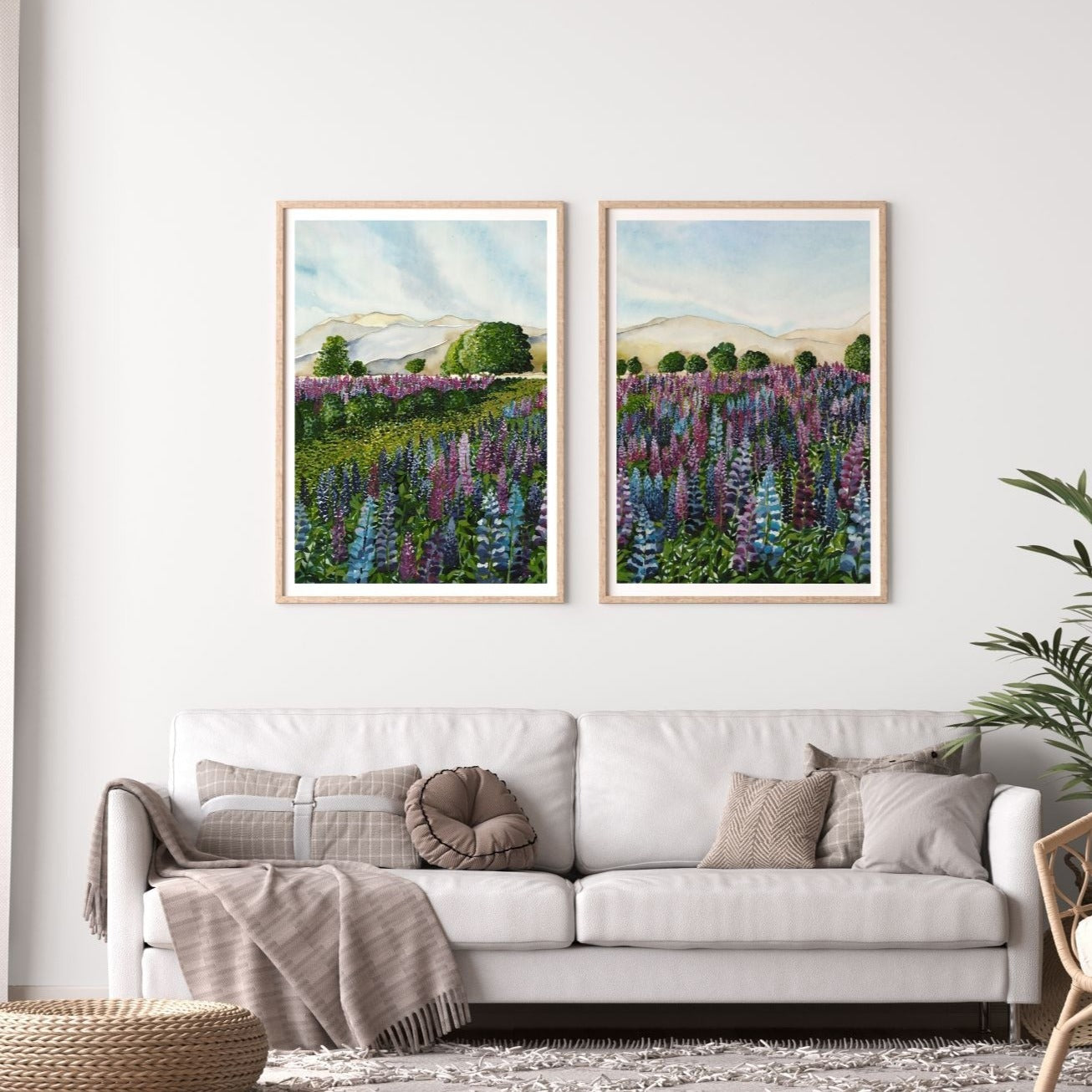 Lupin Fields Pair