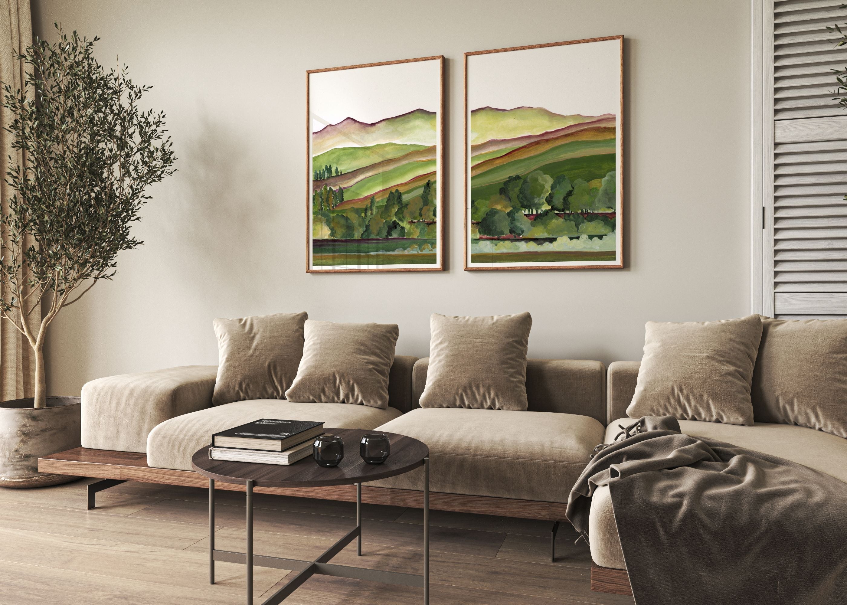 Rolling Hills Pair