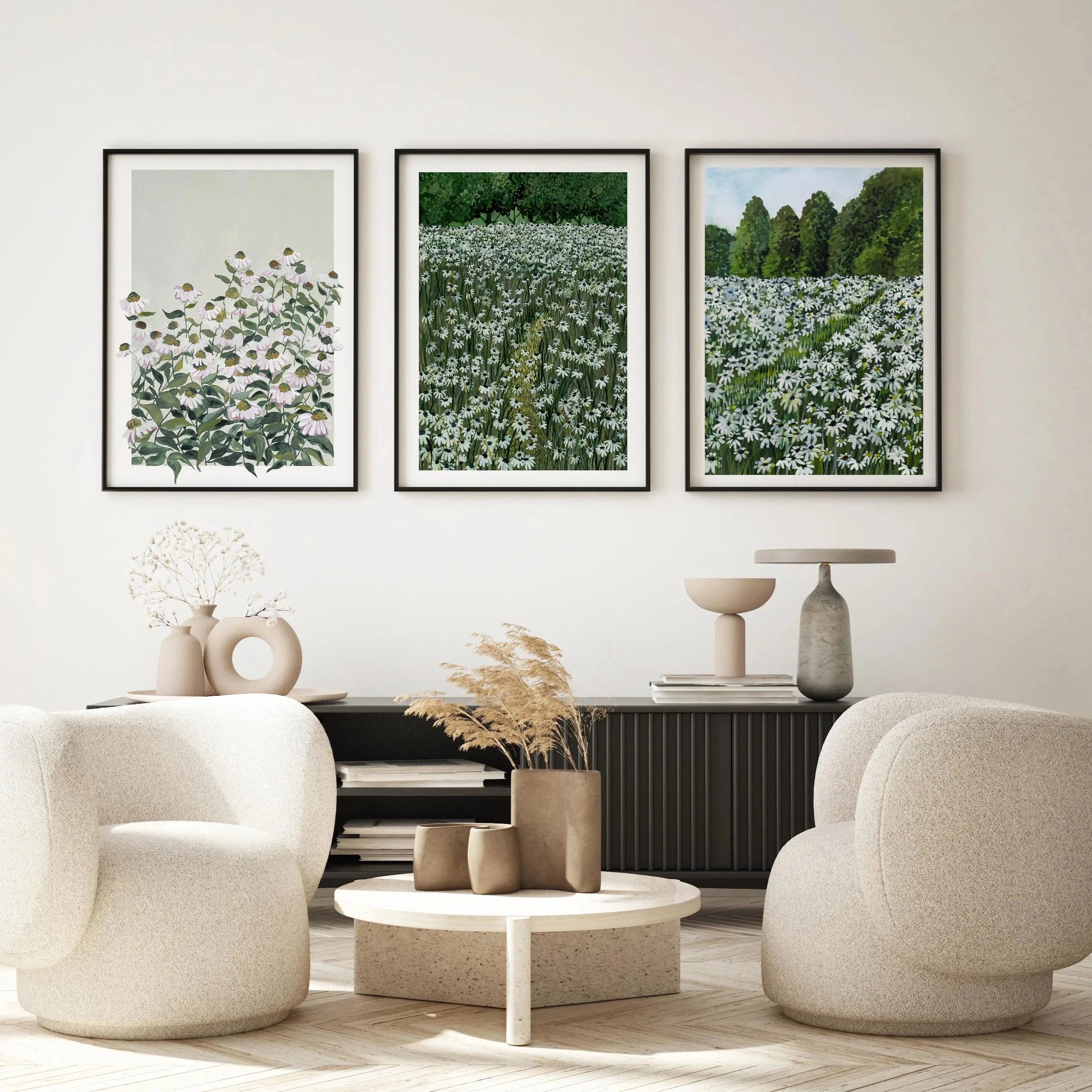 Daisy Fields Triplet