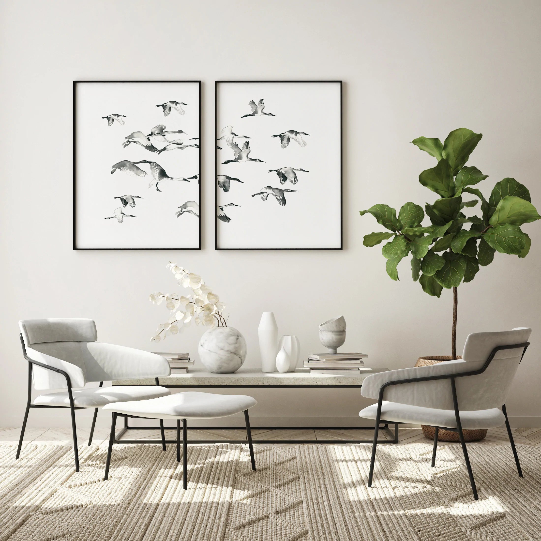 Bird Flock Pair