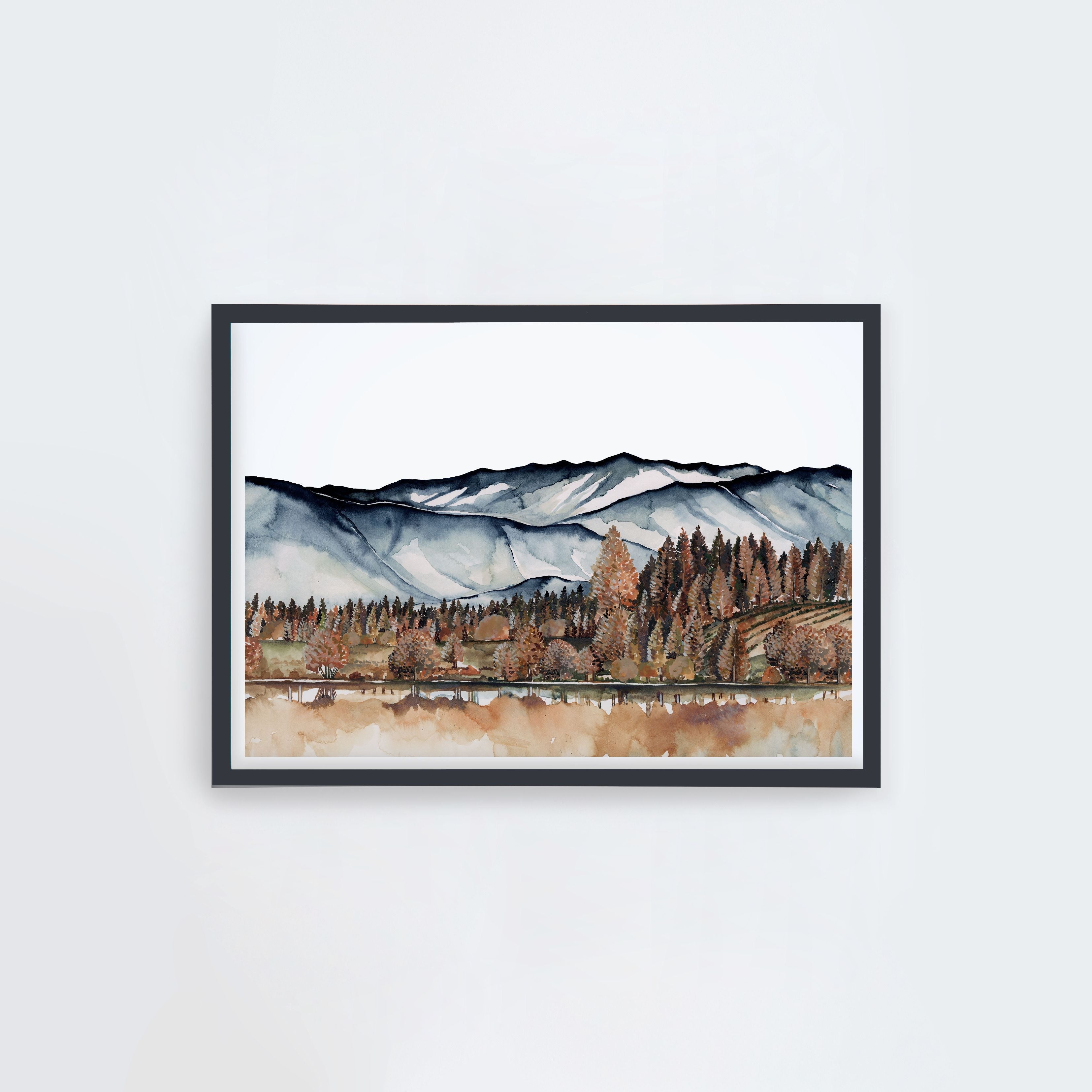 Turquoise Lake Landscape
