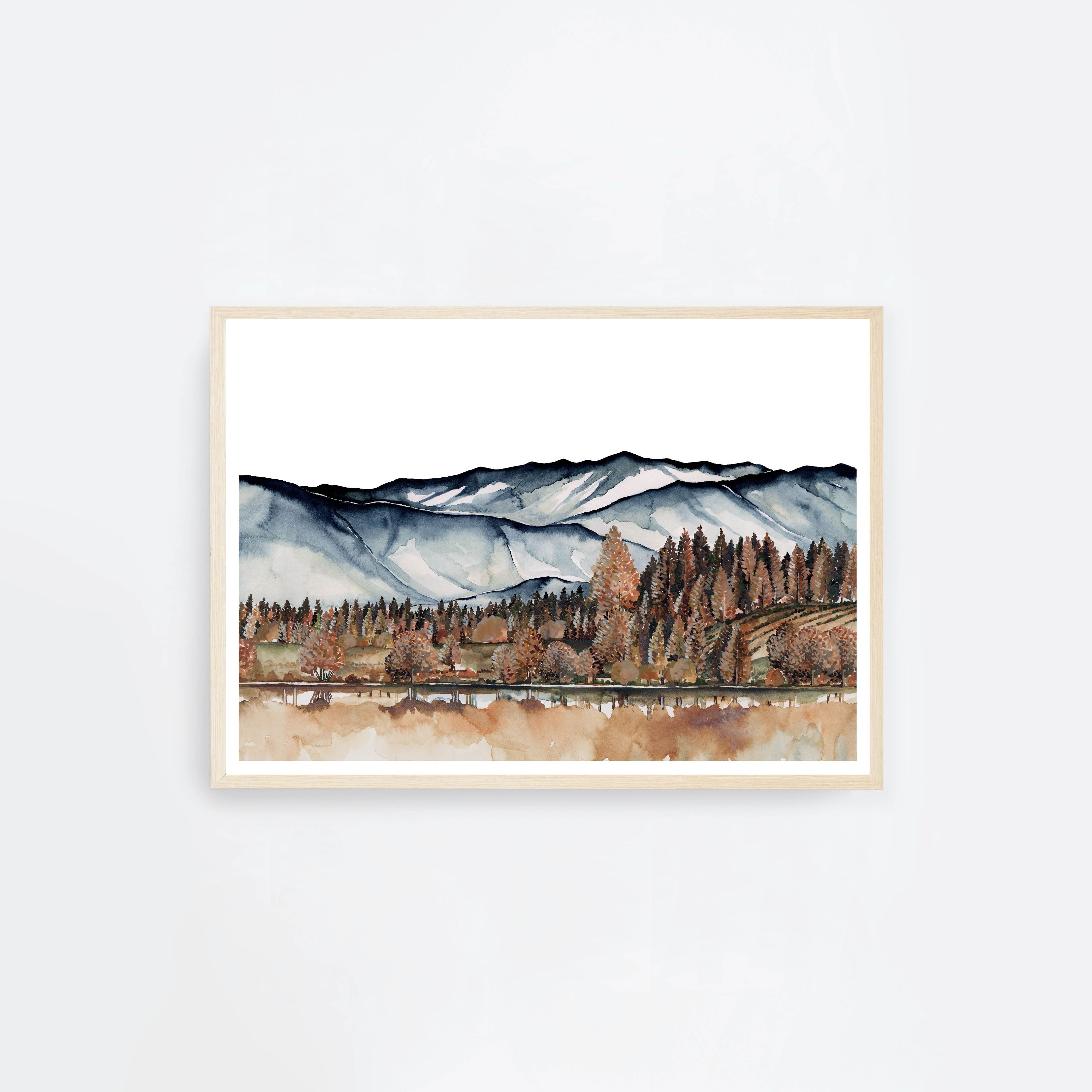 Turquoise Lake Landscape