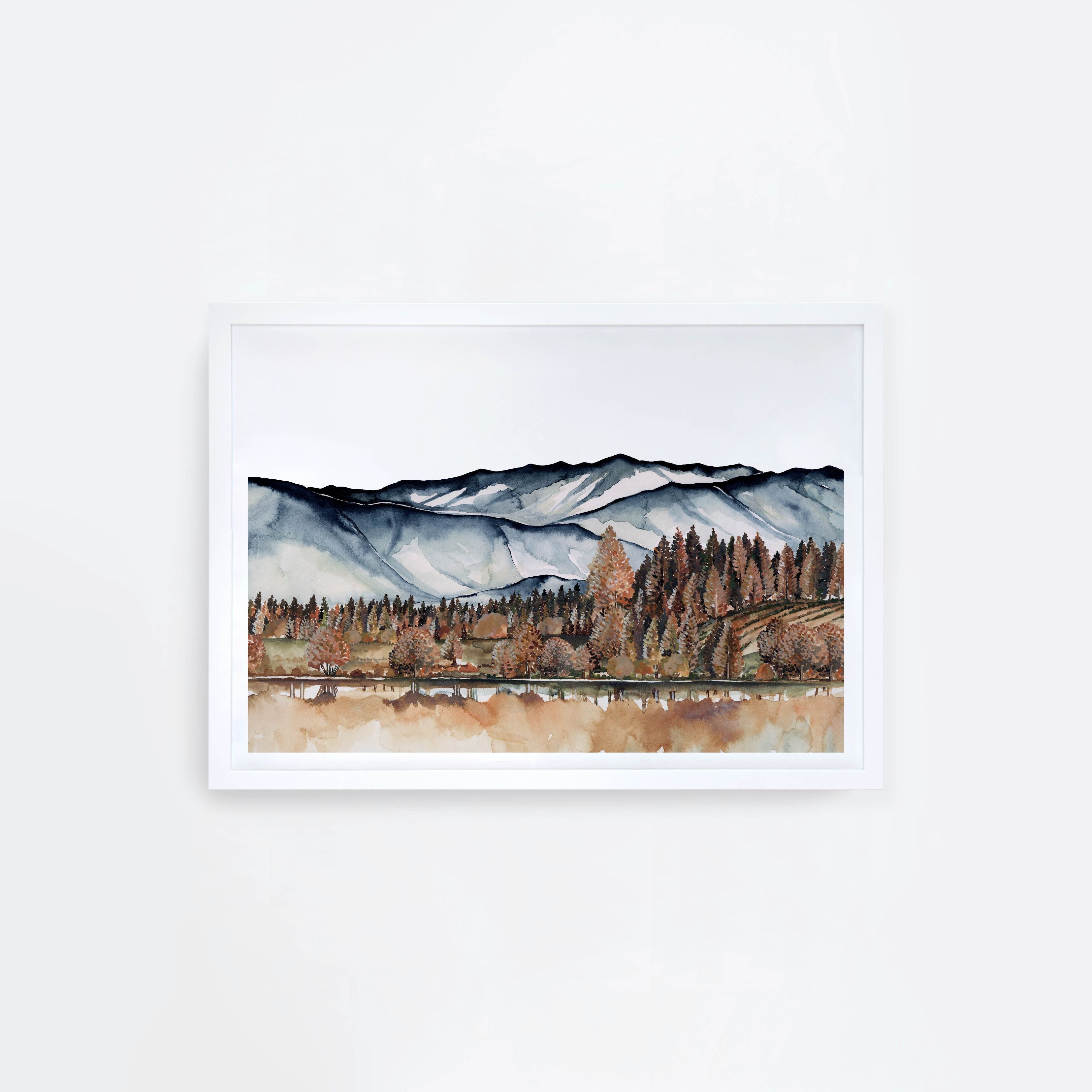 Turquoise Lake Landscape