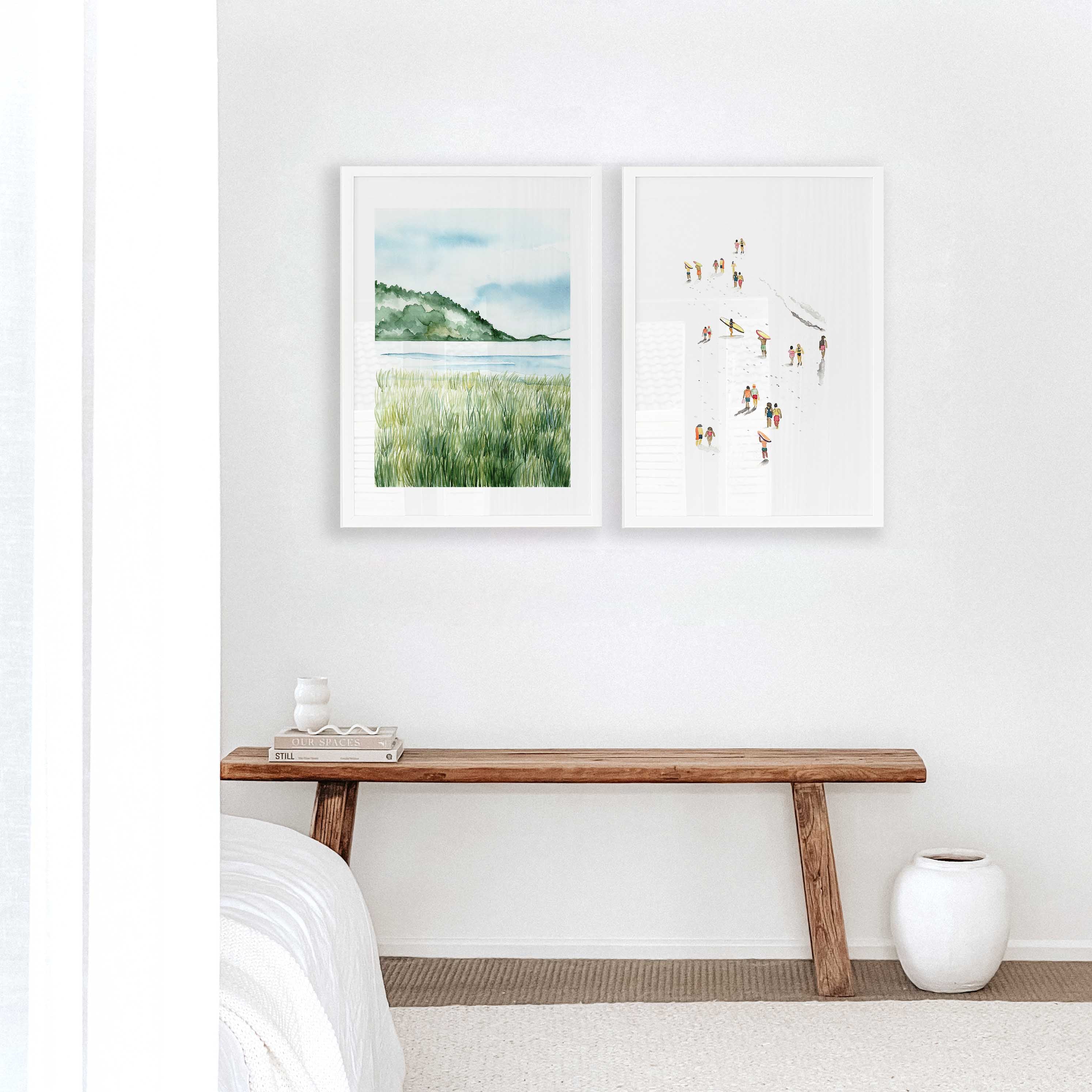 Beach Grass Pair