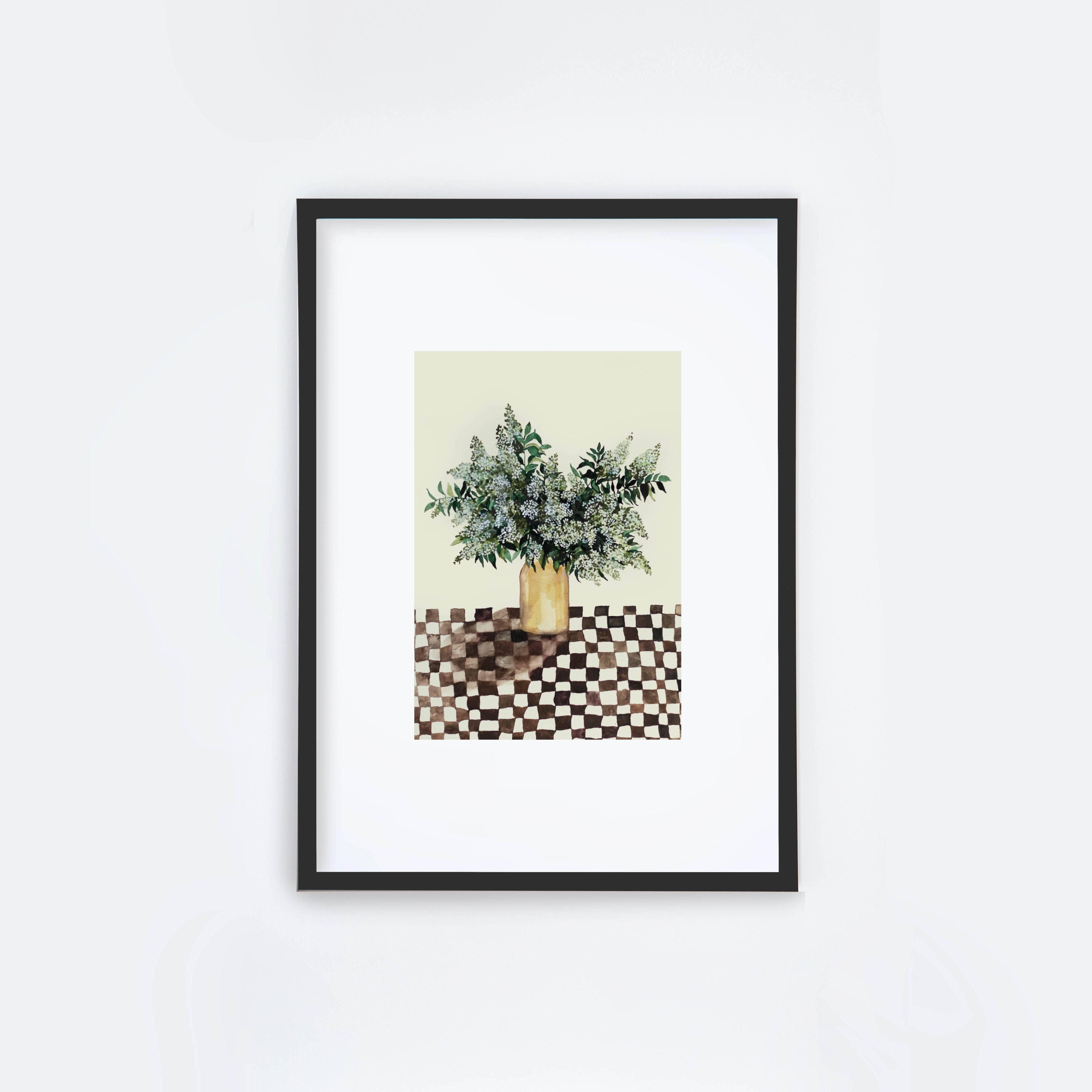 French Hydrangeas Vase