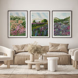 Violet Meadow Triplet