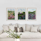 Violet Meadow Triplet