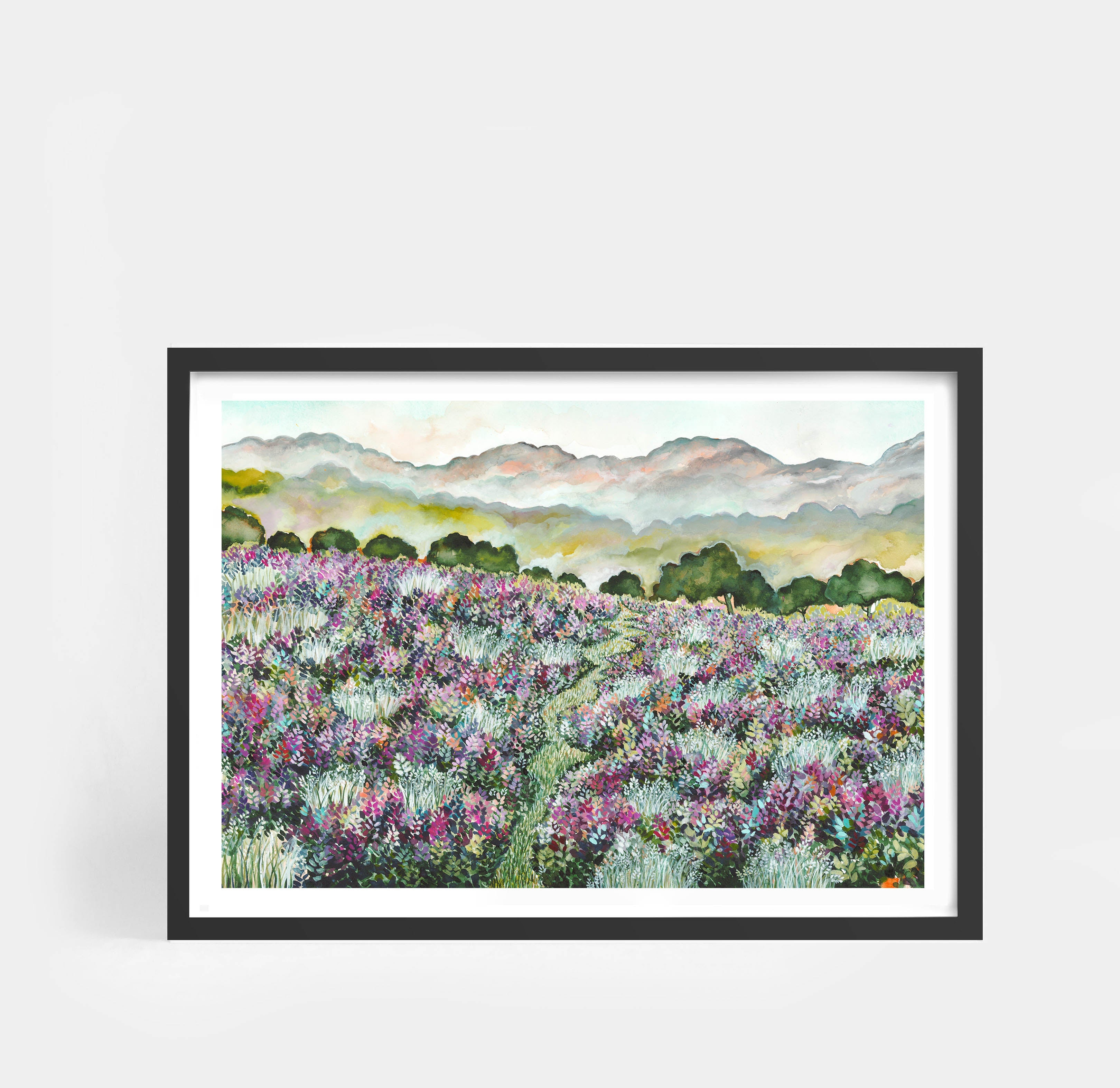 Lavender Fields Landscape