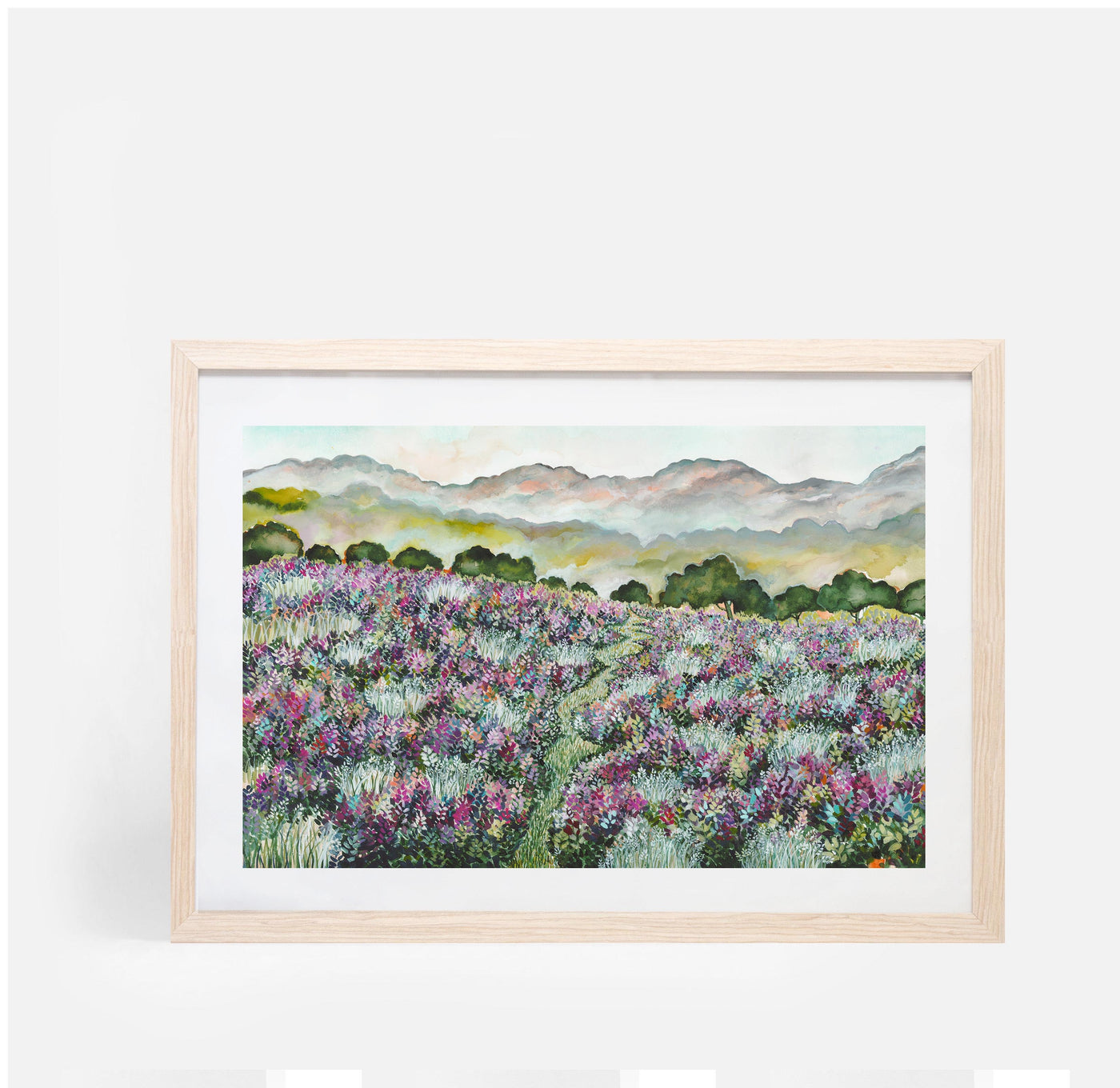 Lavender Fields Landscape