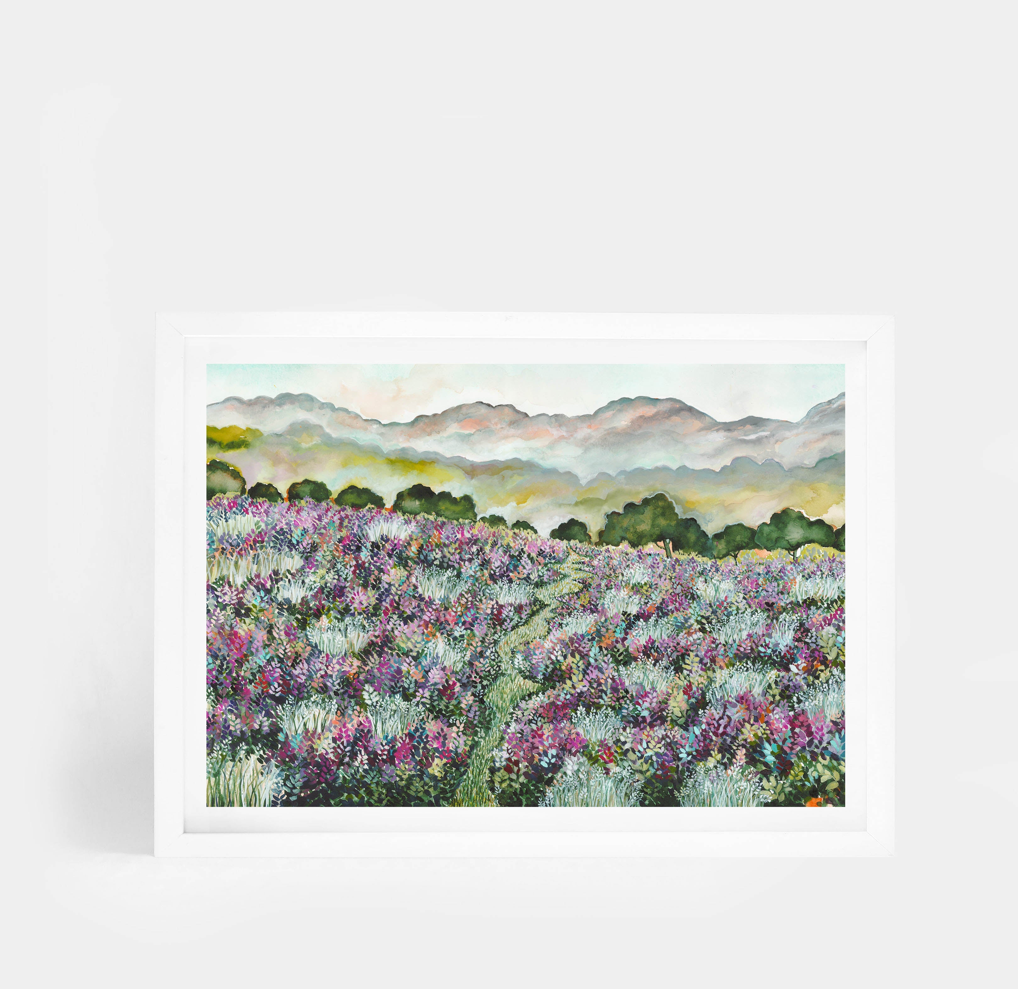 Lavender Fields Landscape