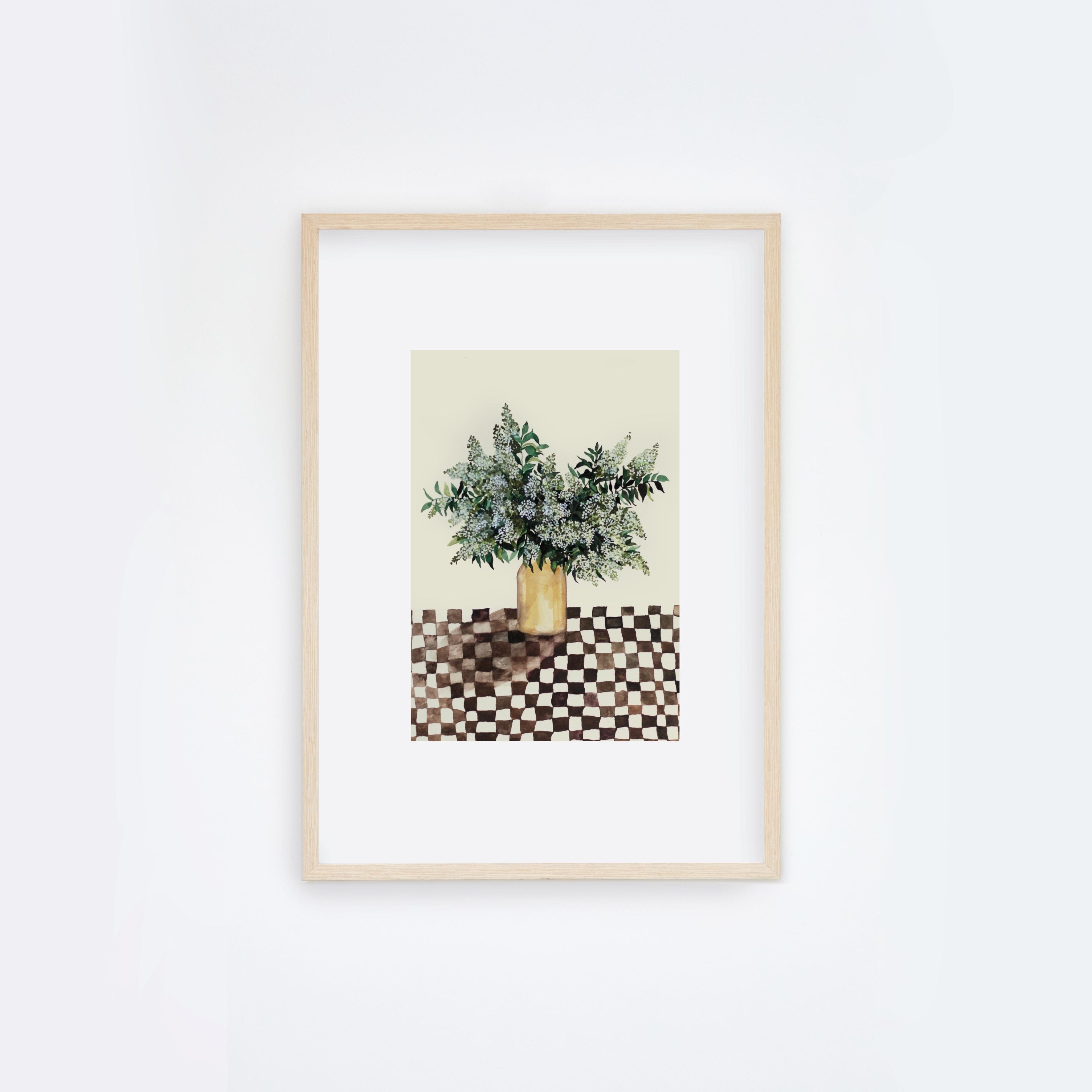 French Hydrangeas Vase