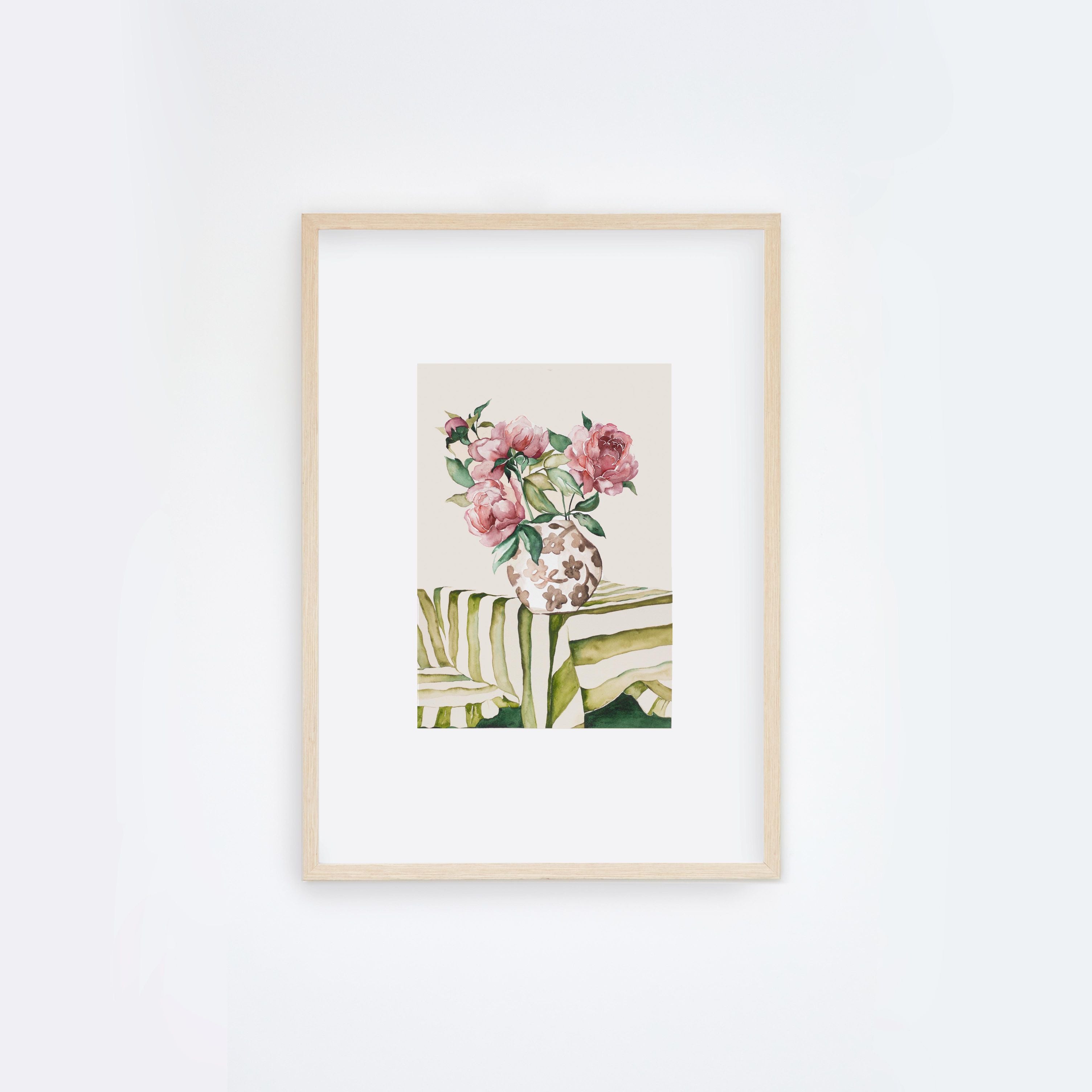 Peonies Vase